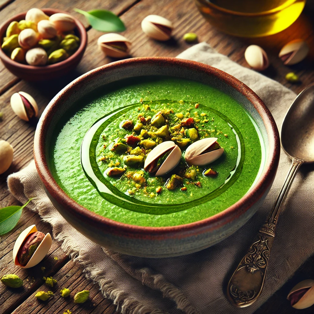 Soupe à la pistache